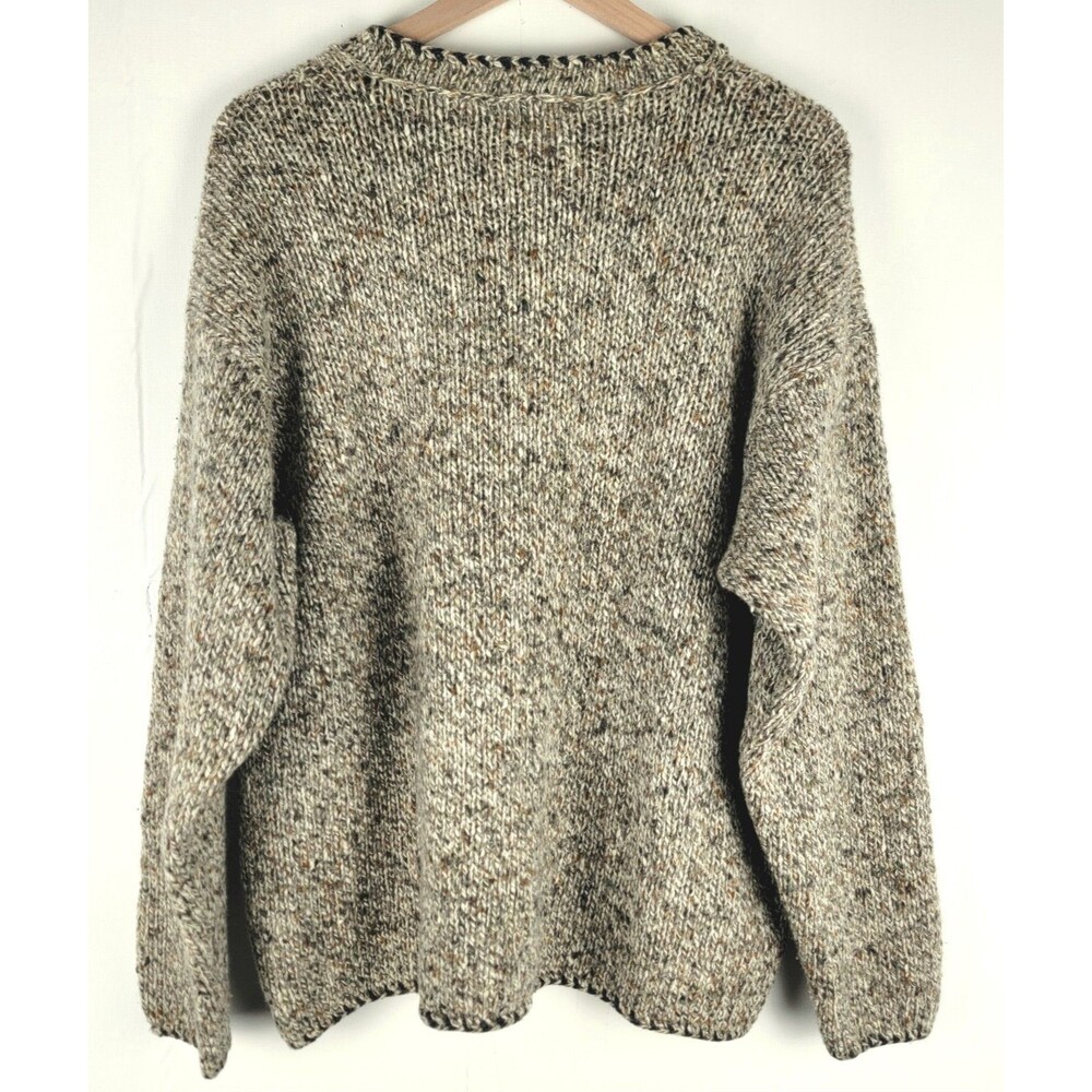 Men's Classic Knit Sweater - Brown - Picture 7 of 10